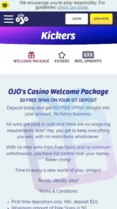 playojo casino mobile bonus review