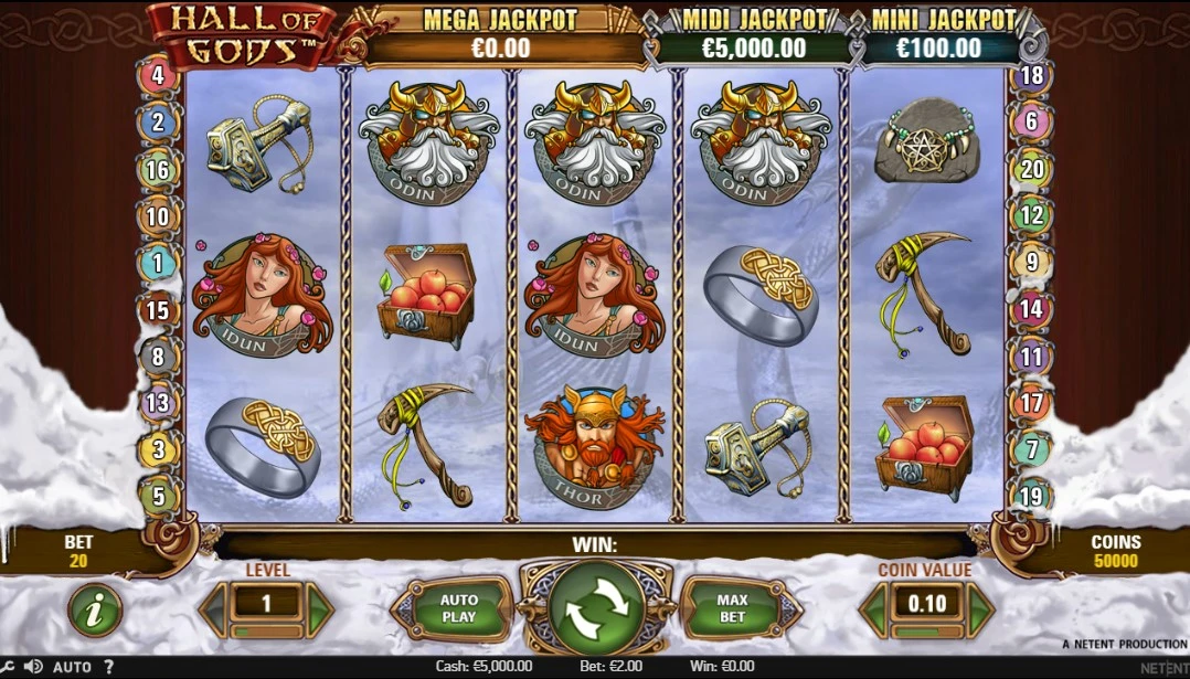 hall of gods slot